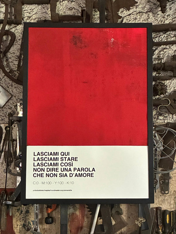 Opera Poster Annarella, CCCP – Poster Artigianale Fatto a Mano a Napoli | United Colors of Naples