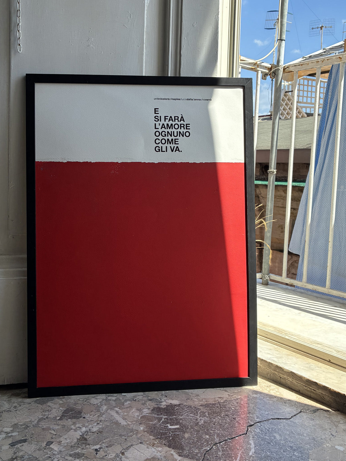 Opera Poster L'anno che verrà, Lucio Dalla