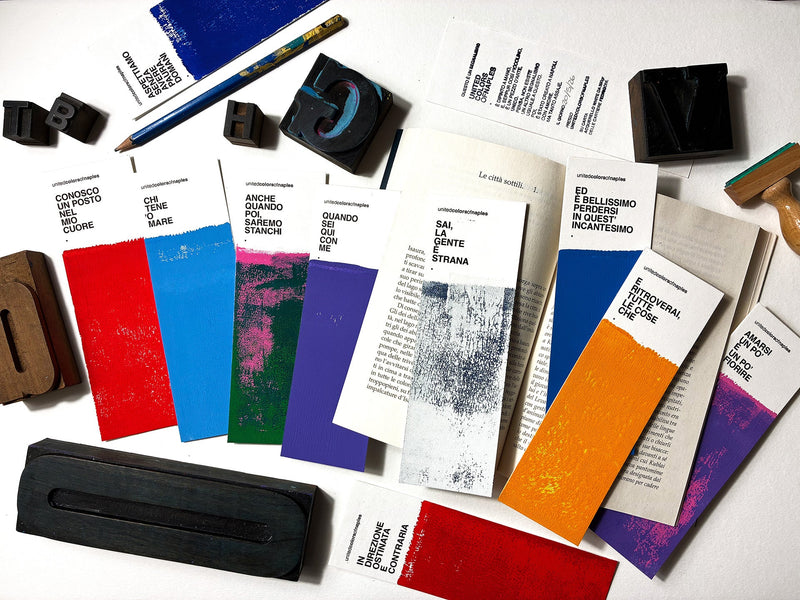 Collezione Completa Tra le Pagine Chiare - tutti i 15 segnalibri United Colors of Naples