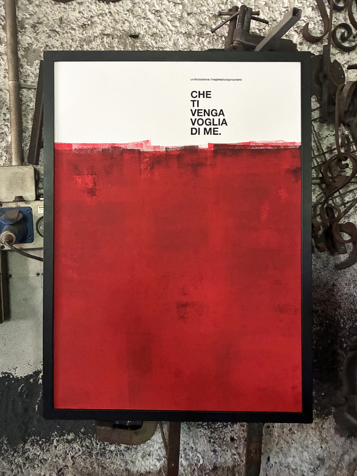 Opera Poster Curami, CCCP V2 – Poster Artigianale Fatto a Mano a Napoli | United Colors of Naples