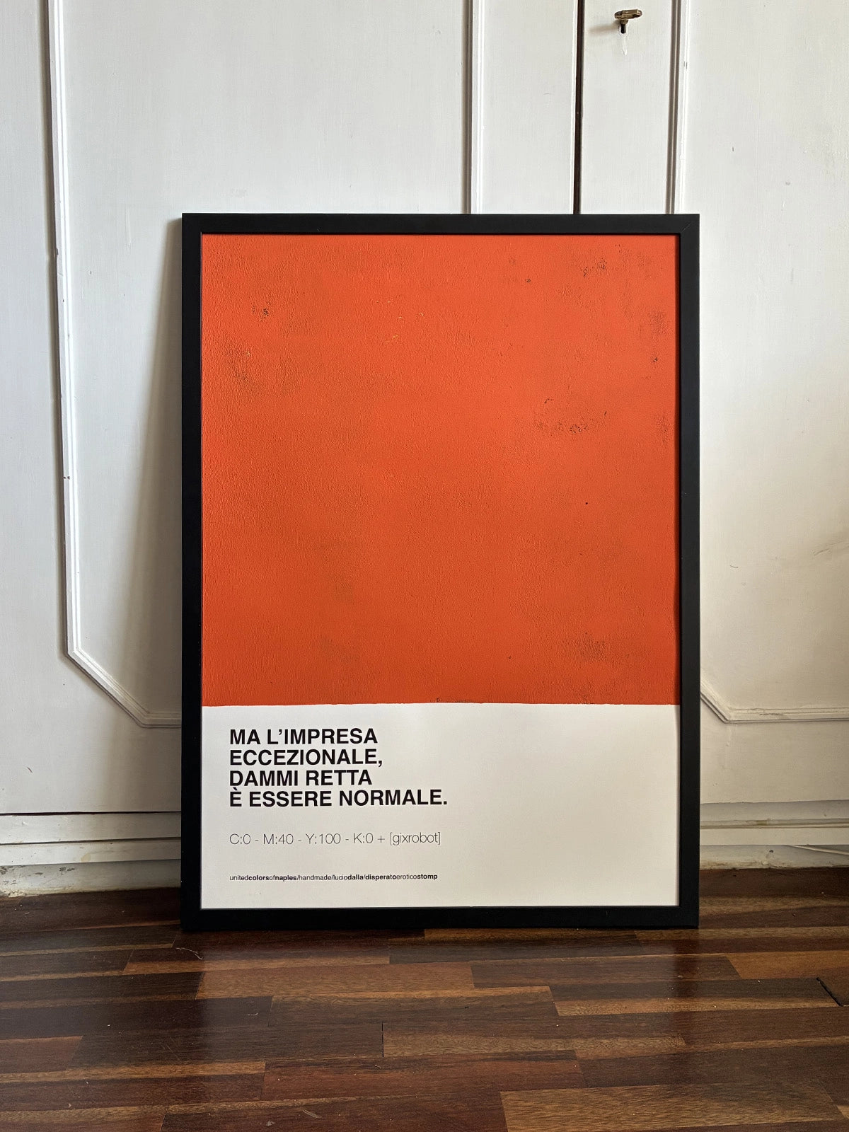 Opera Poster Disperato Erotico Stomp, Lucio Dalla.