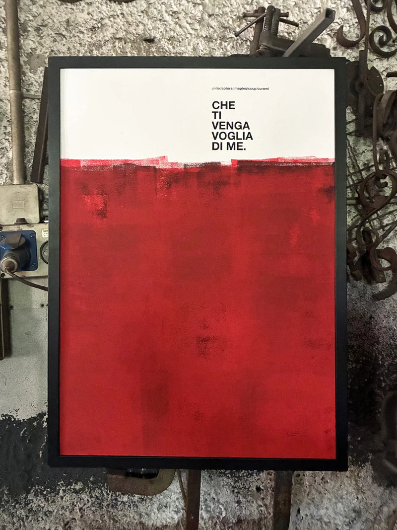 Opera Poster Curami, CCCP (V2) – Poster Artigianale Fatto a Mano a Napoli | United Colors of Naples