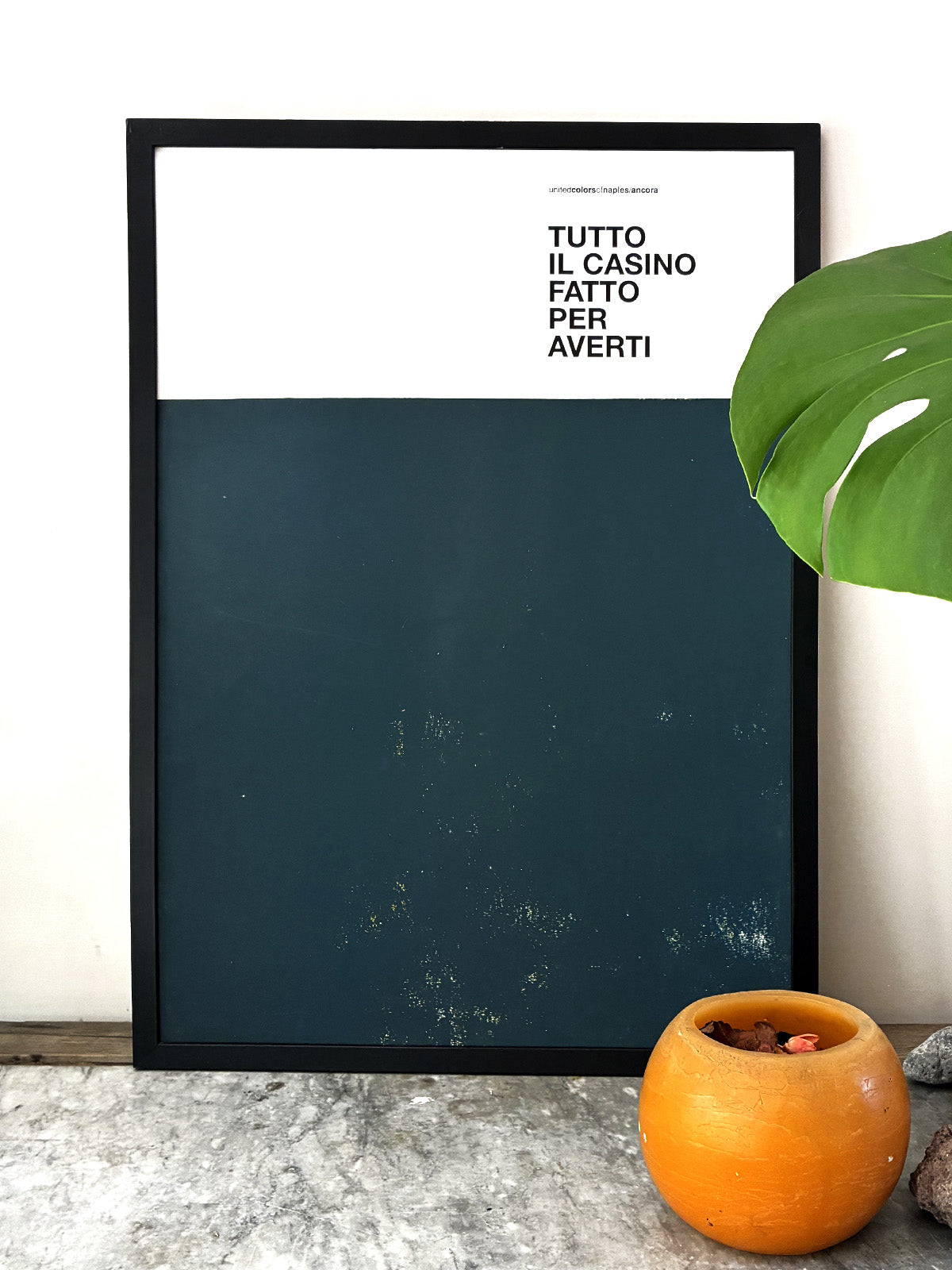 Opera Poster Ancora – Poster Artigianale Fatto a Mano a Napoli | United Colors of Naples