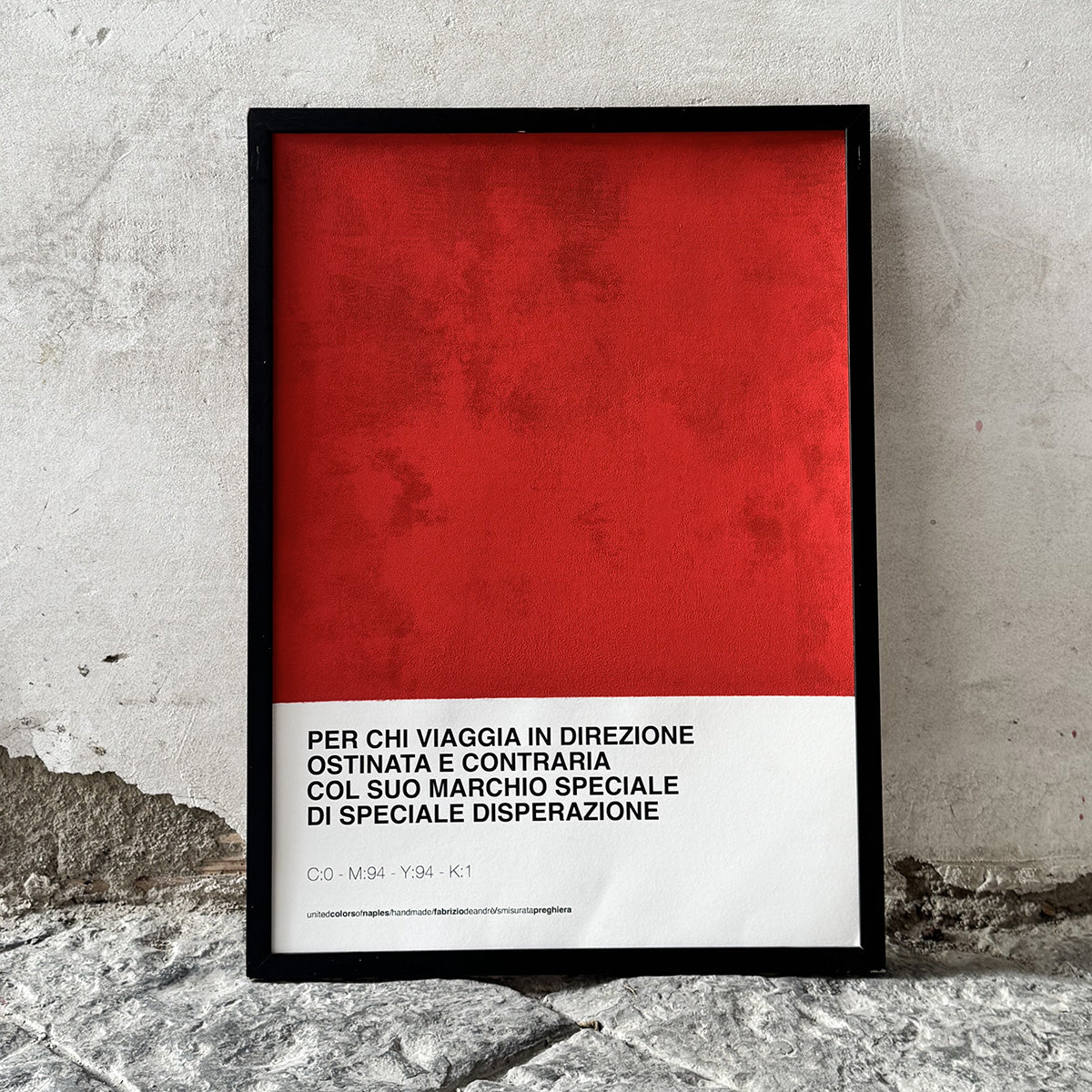 Opera Poster Smisurata Preghiera