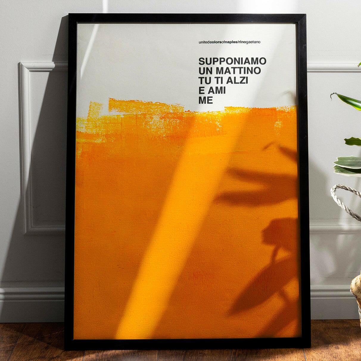 Opera Poster Supponiamo un amore, Rino Gaetano.