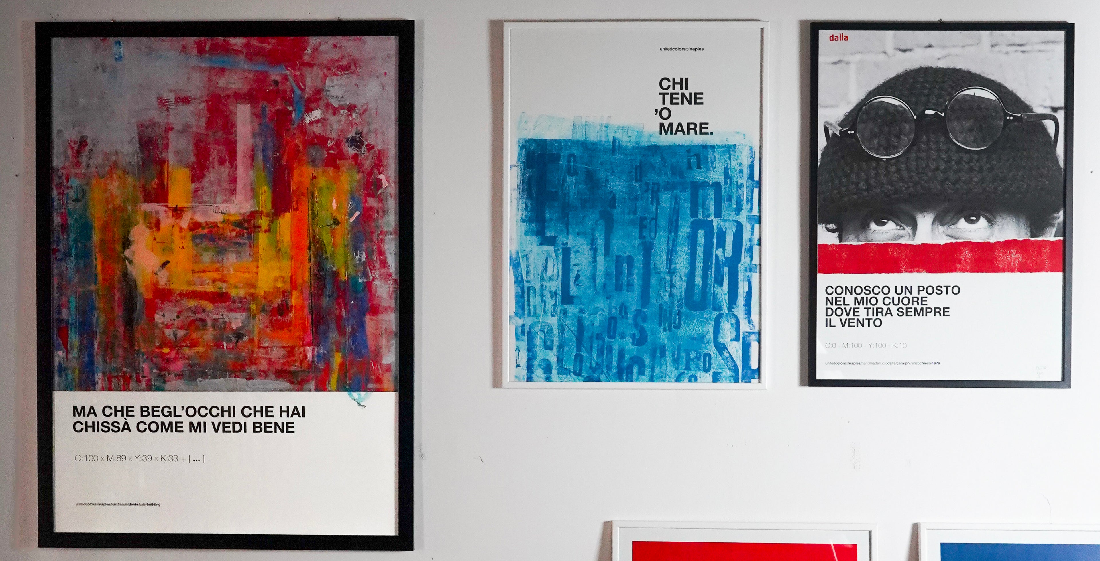 Le opere poster unted colors of naples