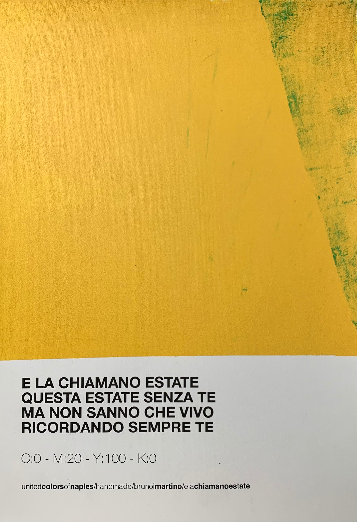 Poster E la chiamano Estate, Bruno Martino