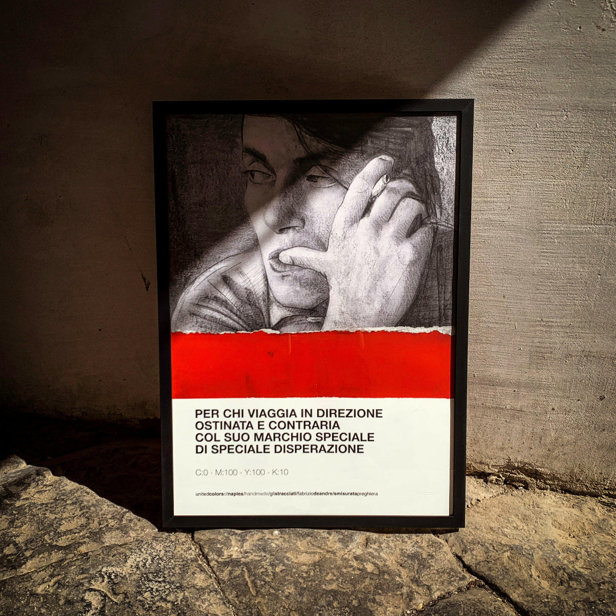 GLI STRACCIATI / N°3 / FABRIZIO DE ANDRE – Dettaglio | United Colors of Naples