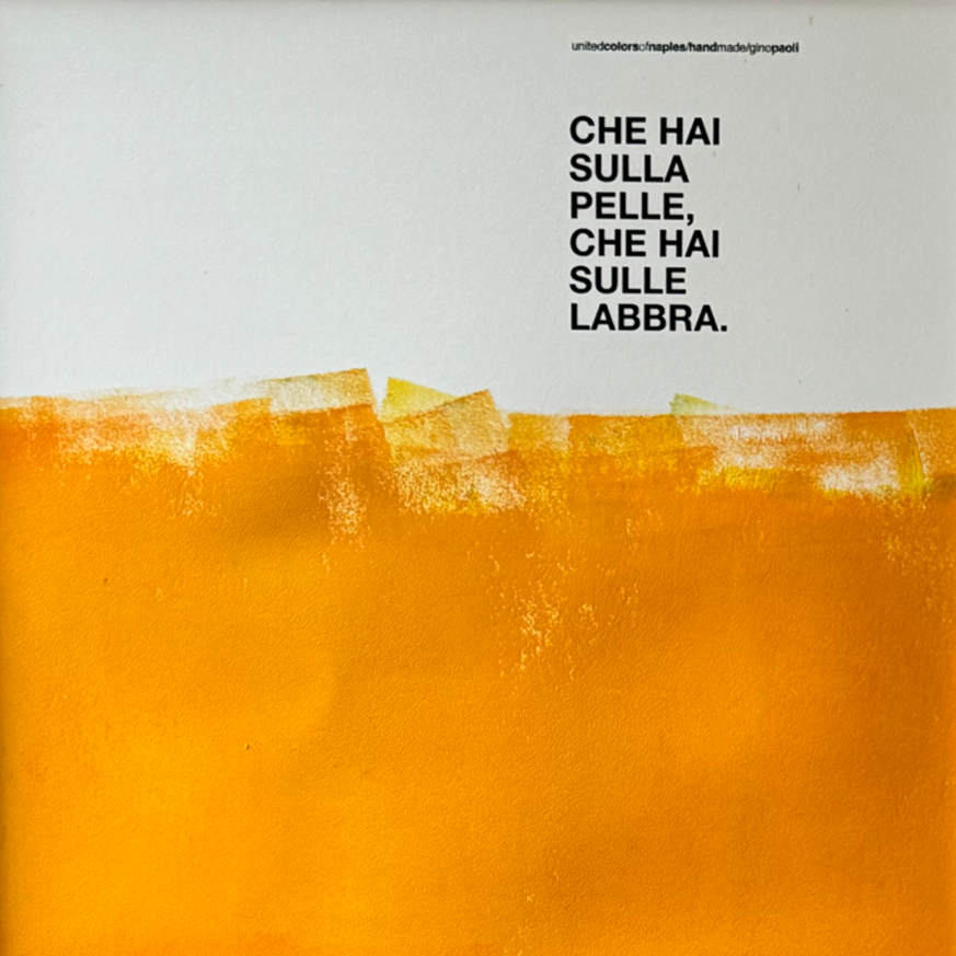 Opera Poster Sapore di Sale, Gino Paoli.