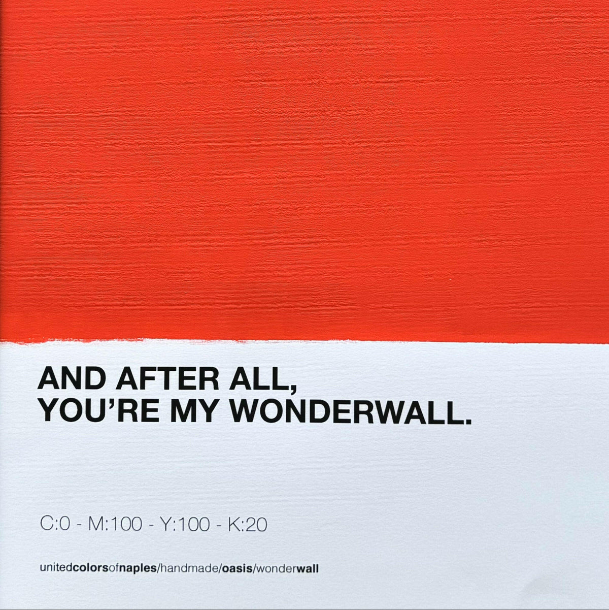 Opera Poster, WonderWall, Oasis.