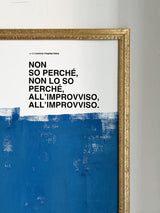 Opera Poster All'improvviso – Dettaglio | United Colors of Naples