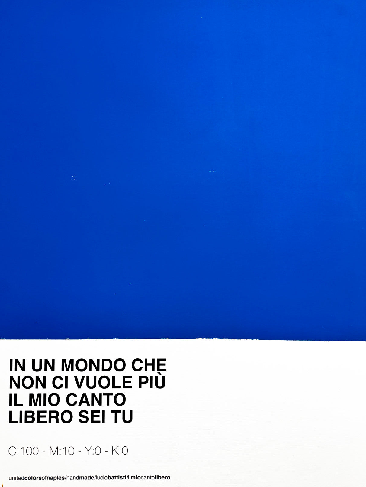 Poster Artwork Il Mio Canto Libero, Lucio Battisti