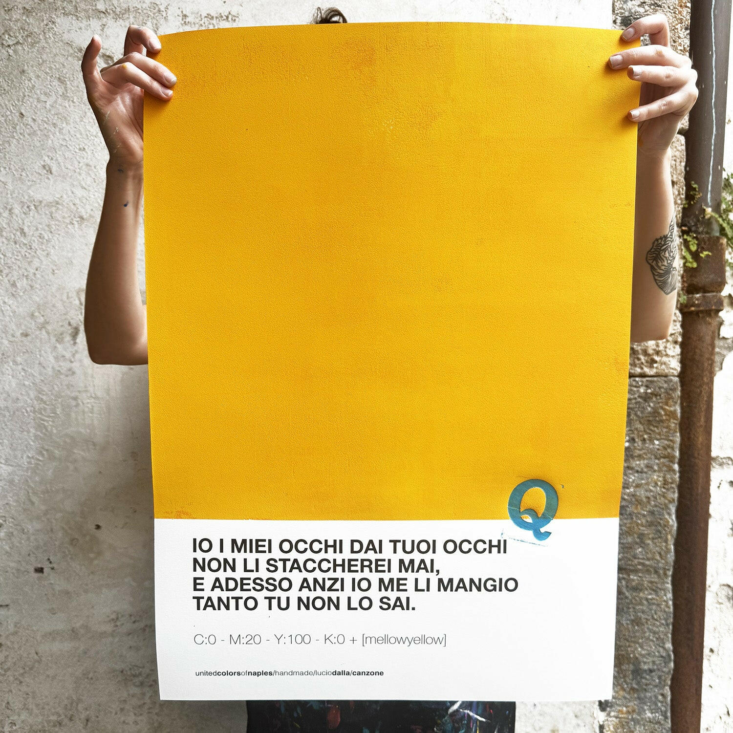 Opera Poster Canzone, Lucio Dalla.