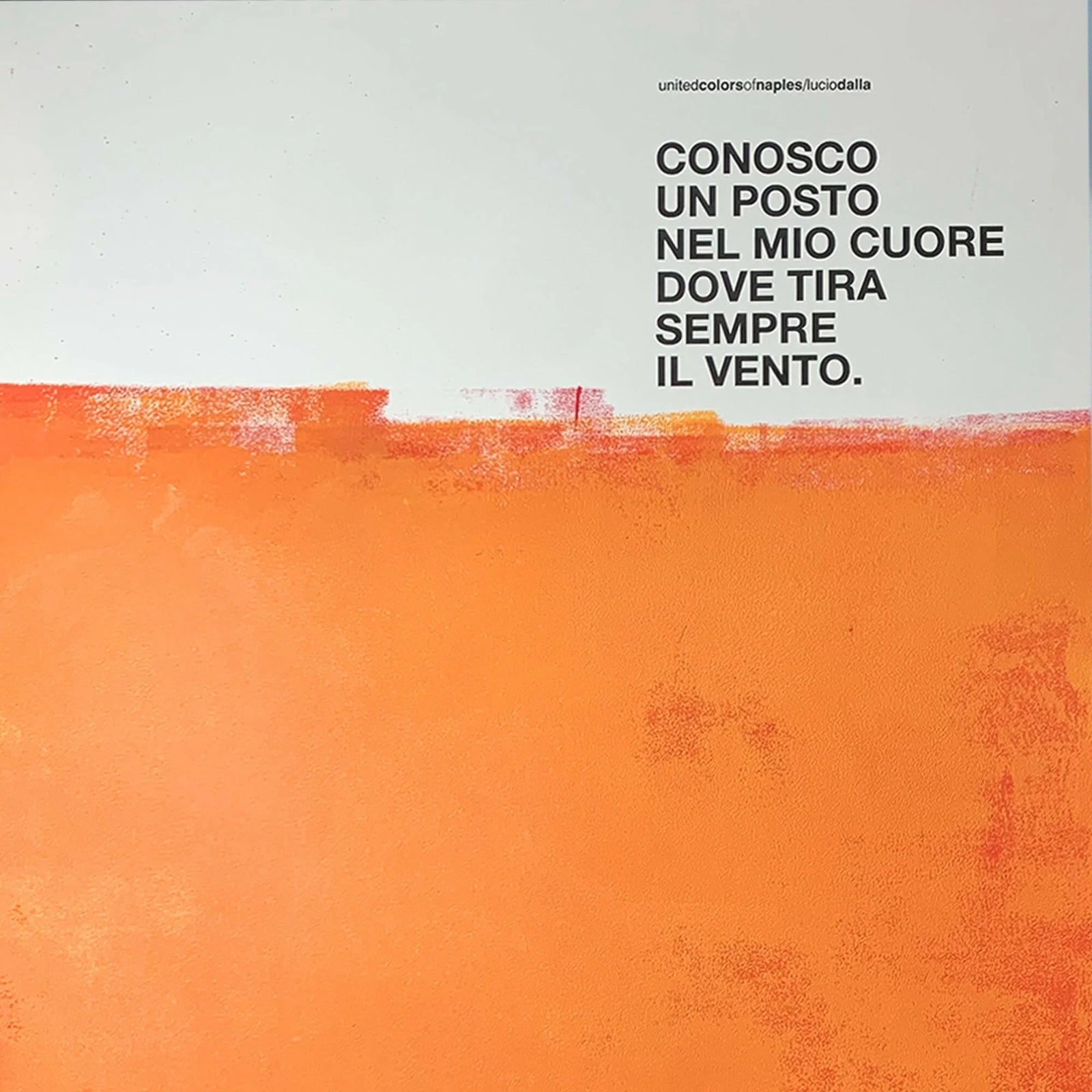 Opera Poster Cara, Lucio Dalla V2 – Poster Artigianale Fatto a Mano a Napoli | United Colors of Naples