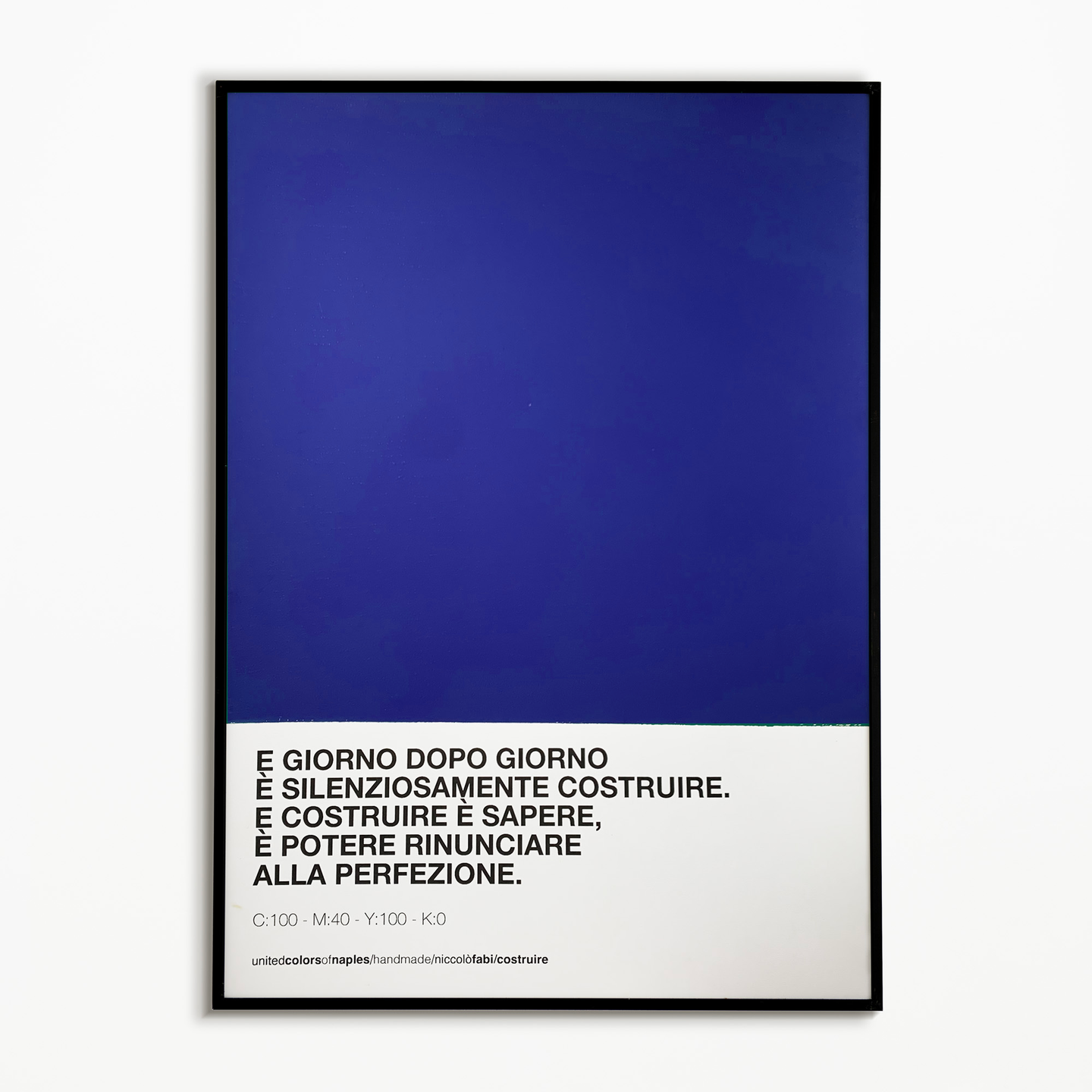 Poster Costruire, Niccolò Fabi.