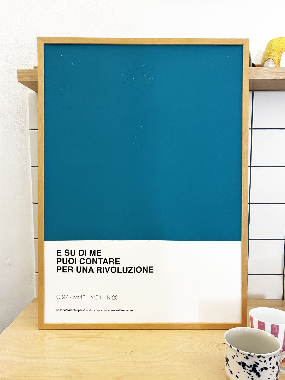 Opera Poster En e Xanax / Samuele Bersani V2 – Dettaglio | United Colors of Naples