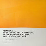 Le Parole di Napoli / MalaFemmena – Vista laterale | United Colors of Naples
