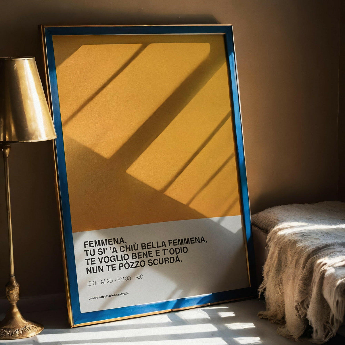 Le Parole di Napoli / MalaFemmena – Poster Artigianale Fatto a Mano a Napoli | United Colors of Naples