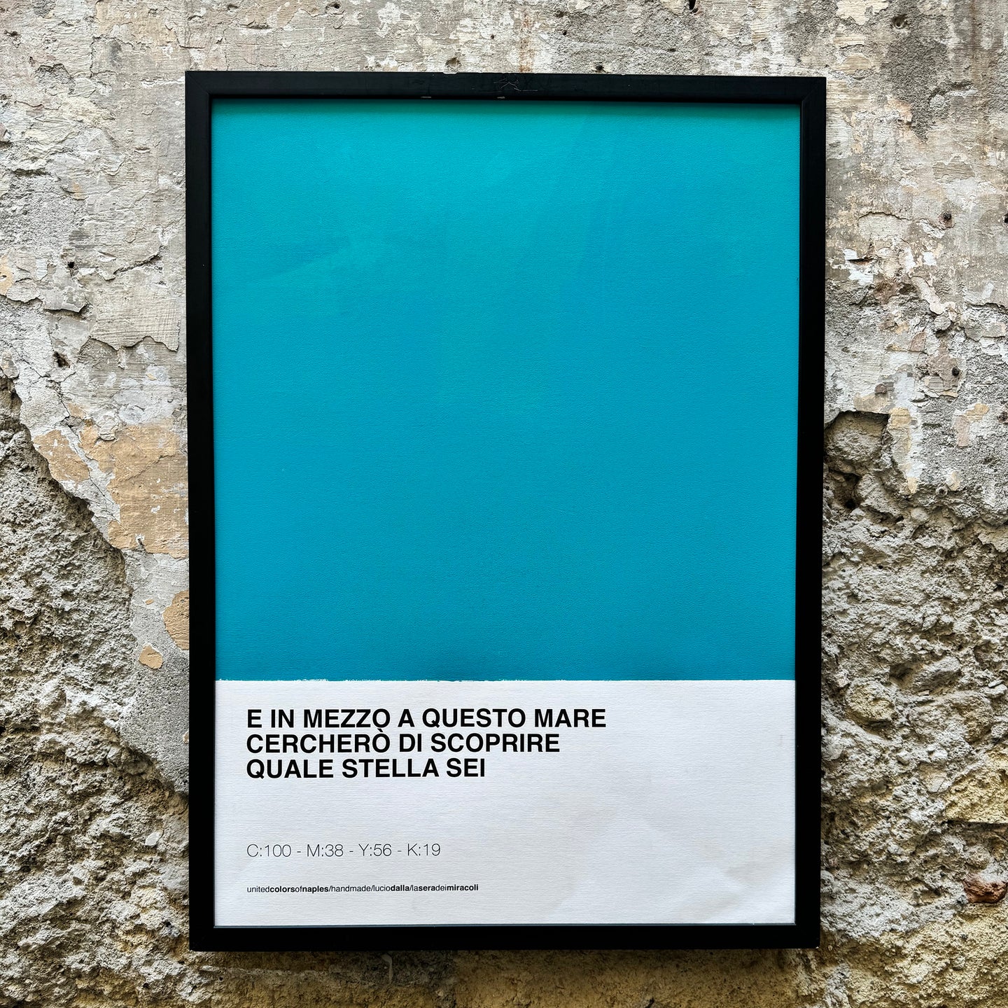 Poster Le Sera dei Miracoli, Lucio Dalla