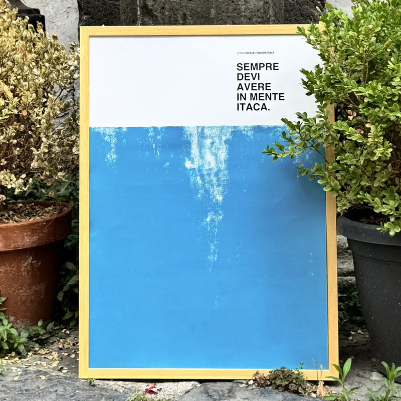 Opera poster Itaca, versione Ceruleo