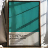 Opera Poster A mano a Mano, Rino Gaetano – Dettaglio | United Colors of Naples