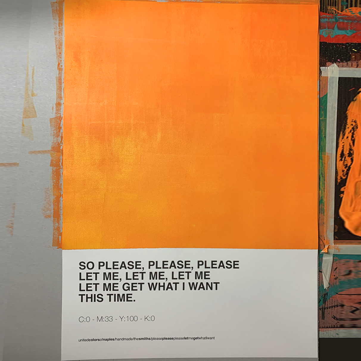 Opera Poster Please, Please, Please, Let Me Get What I Want, the Smiths