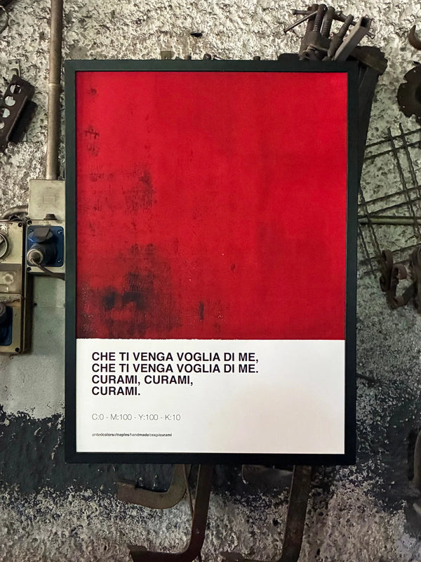 Opera Poster Curami, CCCP – Poster Artigianale Fatto a Mano a Napoli | United Colors of Naples