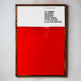 Opera Poster Quando, Pino Daniele – Poster Artigianale Fatto a Mano a Napoli | United Colors of Naples