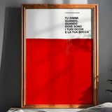 Opera Poster Quando, Pino Daniele – Dettaglio | United Colors of Naples