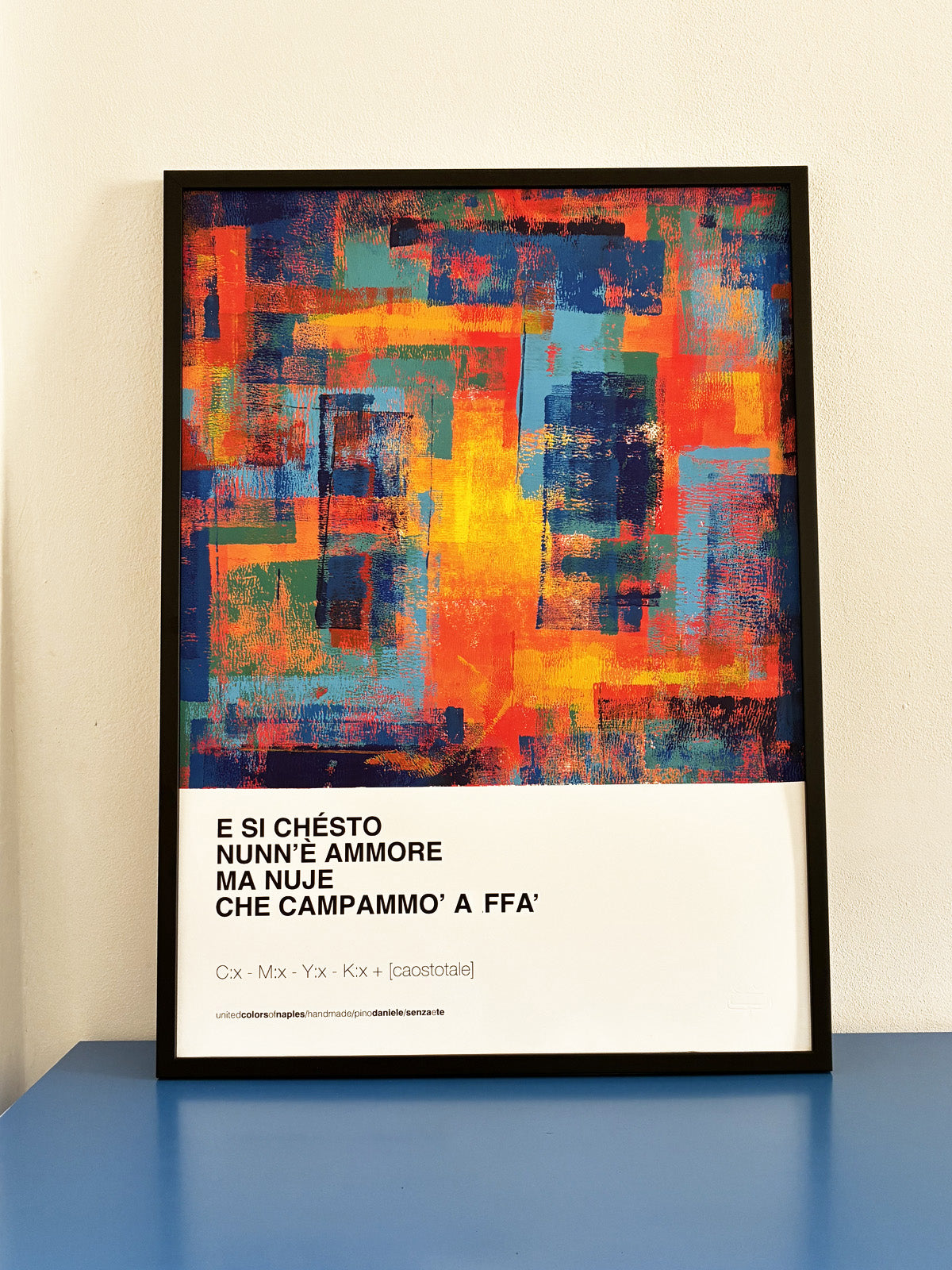 Opera Poster Senza 'e Te – Dettaglio | United Colors of Naples