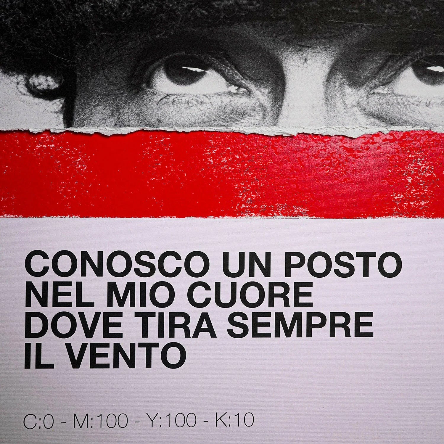 Opera Poster STRACCIATI n°1 Lucio Dalla – Poster Artigianale Fatto a Mano a Napoli | United Colors of Naples