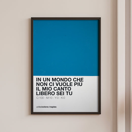 Poster Il Mio Canto Libero, Lucio Battisti