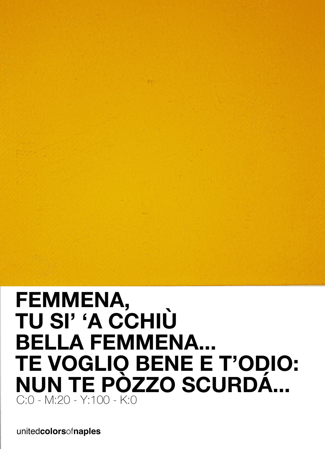 malafemmena totò united colors of naples poster 