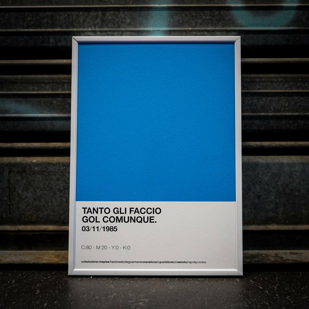 Opera Poster La Punizione del Secolo, Diego Armando Maradona.