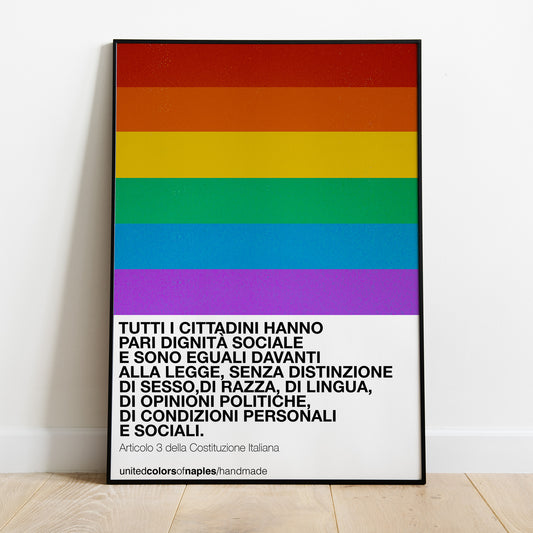 Poster Arcobaleno / NapoliPride 2022 LImited Edition