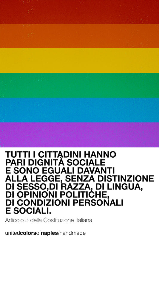 Poster Arcobaleno / NapoliPride 2022 LImited Edition