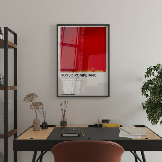 Poster Rosso Pompeiano