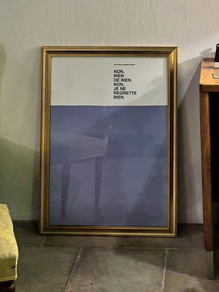 Non, je ne regrette rien, Édith Piaf — United Colors of Naples