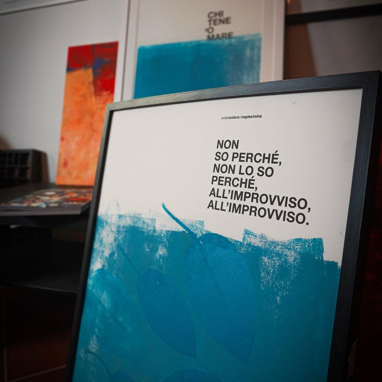 Poster Calcografico All'improvviso, Mina