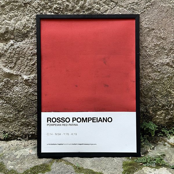Opera Poster Rosso Pompeiano – Handmade Opera Poster from Naples | United Colors of Naples