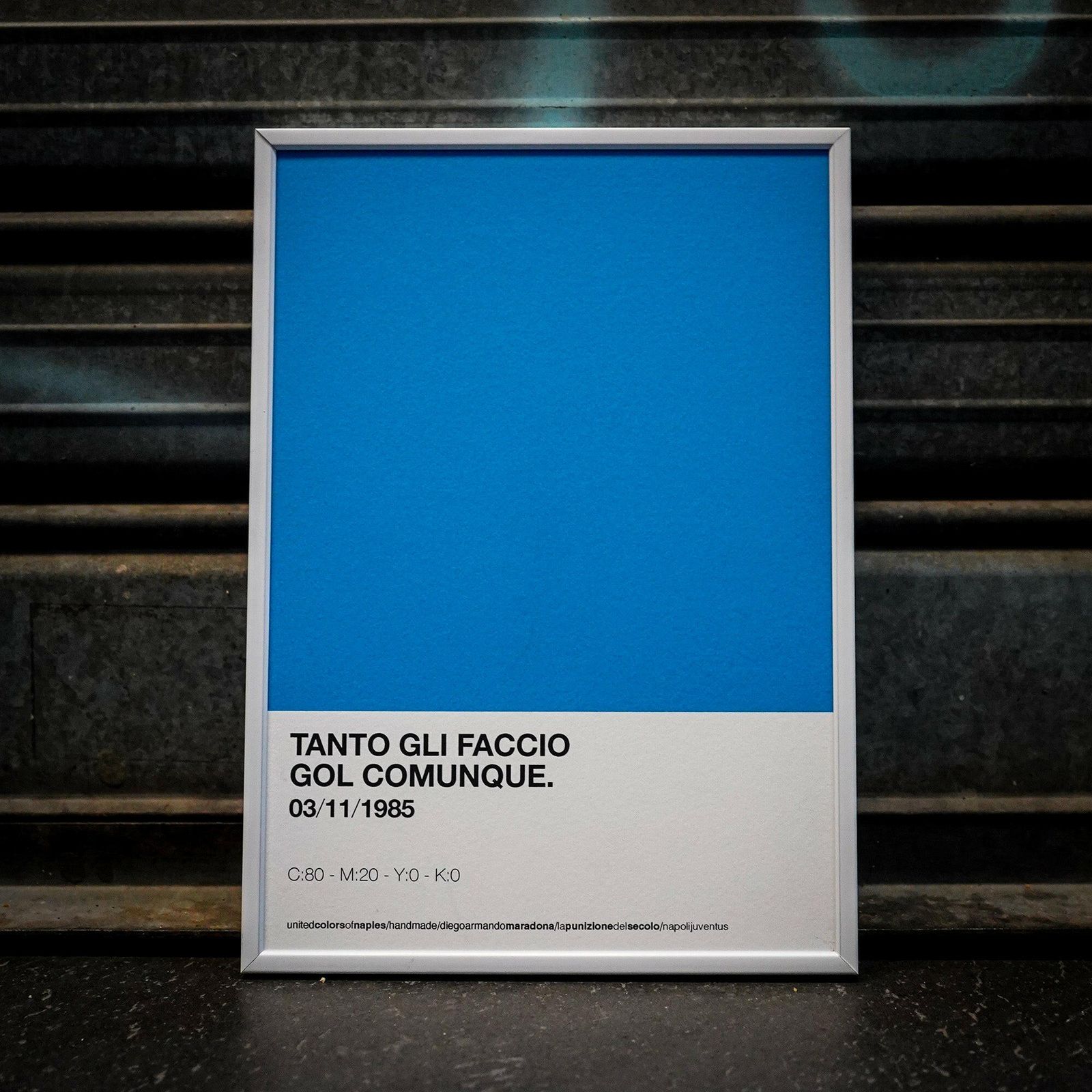 Opera Poster La Punizione del Secolo, Diego Armando Maradona